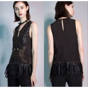 Yoanna Baraschi top with fringe